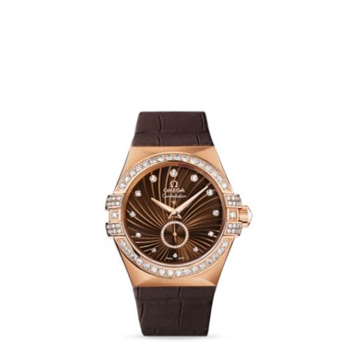 Constellation Co-Axial 35 Small Seconds Red Gold / Diamond / Brown Supernova