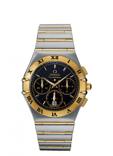 Constellation Quartz 39 Chronograph Stainless Steel / Yellow Gold / Black