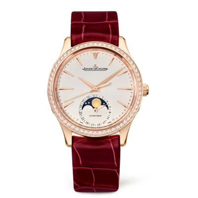 Master Ultra Thin Moon 34 Pink Gold / Diamond / Eggshell / Alligator