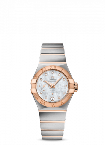 Constellation Co‑Axial Master Chronometer 27 Small Seconds Stainless Steel / Red Gold / MOP