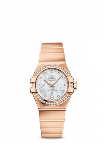 Constellation Co‑Axial Master Chronometer 27 Small Seconds Stainless Red Gold / Diamond / MOP