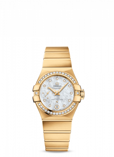 Constellation Co‑Axial Master Chronometer 27 Small Seconds Stainless Yellow Gold / Diamond / MOP