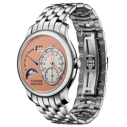 Octa Lune 42 Platinum / Pink / Bracelet