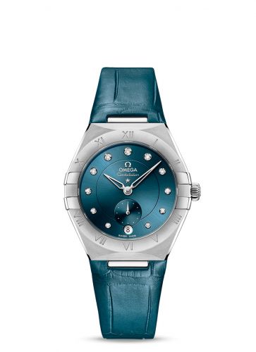 Constellation Master Chronometer Small Seconds 34 Stainless Steel / Blue - Diamond