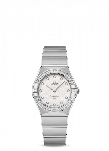 Constellation Manhattan 28 Quartz Stainless Steel / Silver Silk-Diamond / Diamond