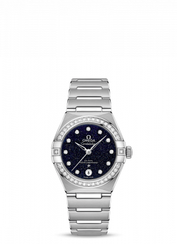 Constellation Manhattan 29 Co-Axial Master Chronometer Stainless Steel / Aventurine / Diamond
