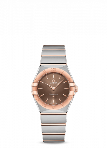 Constellation Manhattan 28 Quartz Stainless Steel / Sedna Gold / Brown