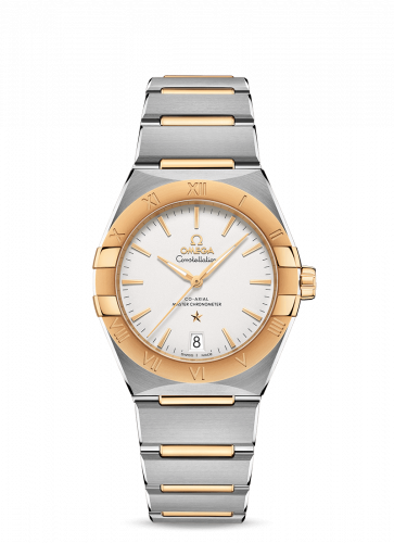 Constellation Master Chronometer 36 Stainless Steel / Yellow Gold / Silver / Bracelet