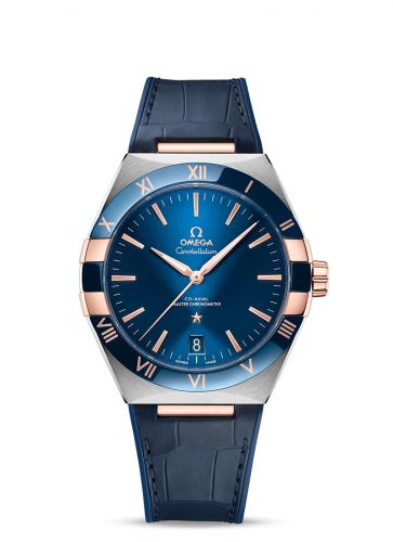 Constellation Master Chronometer 41 Stainless Steel / Sedna Gold / Ceramic / Blue