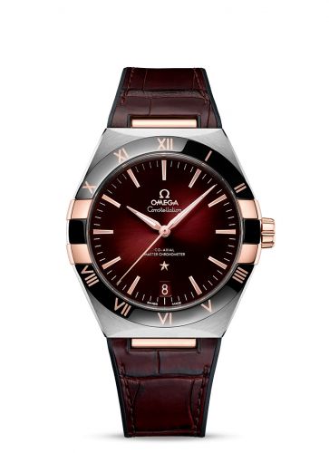 Constellation Master Chronometer 41 Stainless Steel / Sedna Gold / Ceramic / Red