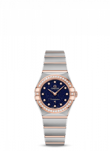 Constellation Manhattan 25 Quartz Stainless Steel / Sedna Gold / Aventurine / Diamond