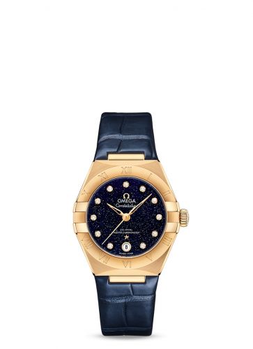 Constellation Manhattan 29 Co-Axial Master Chronometer Yellow Gold / Aventurine