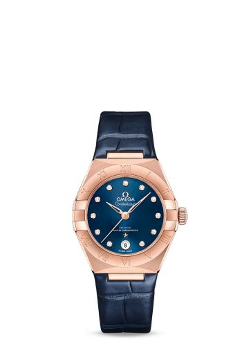 Constellation Manhattan 29 Co-Axial Master Chronometer Sedna Gold / Blue - Diamond