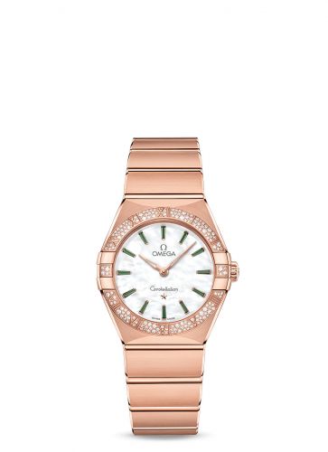 Constellation Manhattan 28 Quartz Sedna Gold / MOP - Emerald / Diamond