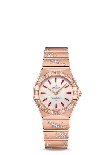 Constellation Manhattan 28 Quartz Sedna Gold / MOP - Ruby / Diamond