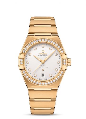 Constellation Master Chronometer 39 Yellow Gold - Diamond / Silver / Bracelet