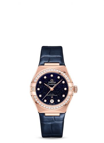 Constellation Manhattan 29 Co-Axial Master Chronometer Sedna Gold / Diamond / Aventurine