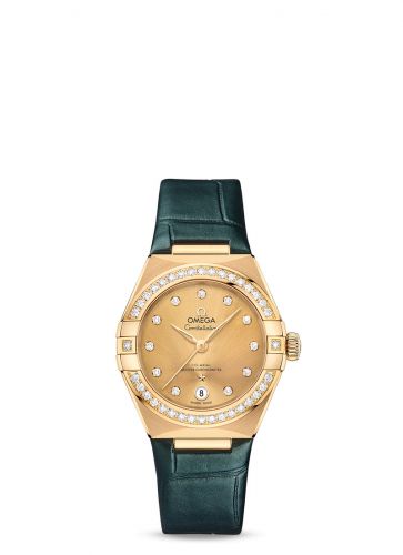 Constellation Manhattan 29 Co-Axial Master Chronometer Yellow Gold / Diamond / Champagne - Diamond