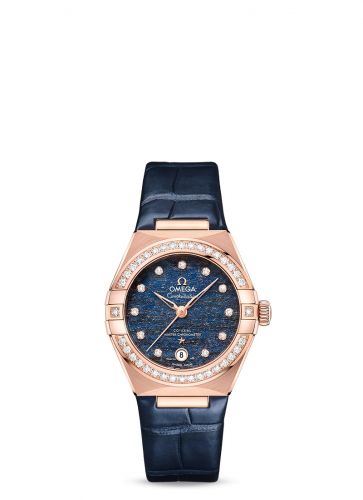Constellation Manhattan 29 Co-Axial Master Chronometer Sedna Gold / Diamond / Blue Aventurine