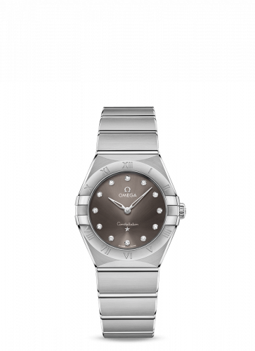 Constellation Manhattan 28 Quartz Stainless Steel / Grey - Diamond