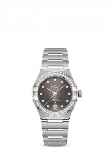 Constellation Manhattan 29 Co-Axial Master Chronometer Stainless Steel / Grey Diamond / Diamond