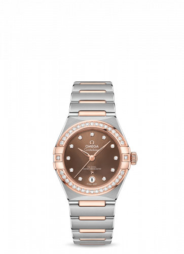 Constellation Manhattan 29 Co-Axial Master Chronometer Stainless Steel / Sedna Gold / Brown Diamond / Diamond