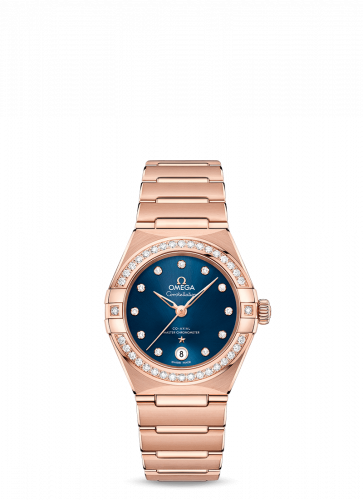 Constellation Manhattan 29 Co-Axial Master Chronometer Sedna Gold / Blue / Diamond