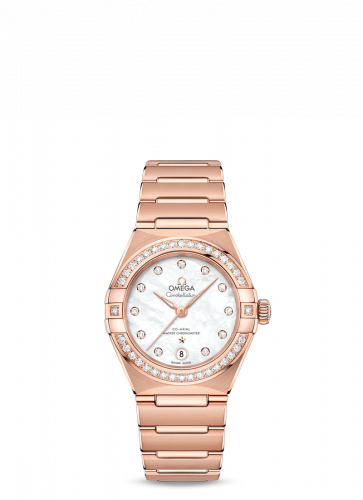 Constellation Manhattan 29 Co-Axial Master Chronometer Sedna Gold / MOP / Diamond