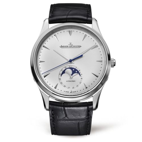 Master Ultra Thin Moon Stainless Steel / Silver / Alligator