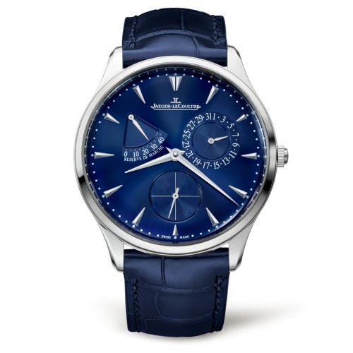 Master Ultra Thin Réserve de Marche Stainless Steel / Blue / Alligator