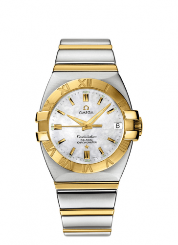 Constellation Co-Axial 31 Double Eagle Stainless Steel / Yellow Gold / MOP