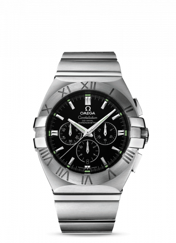 Constellation Co-Axial 41 Chronograph Double Eagle Stainless Steel / Black / Bracelet