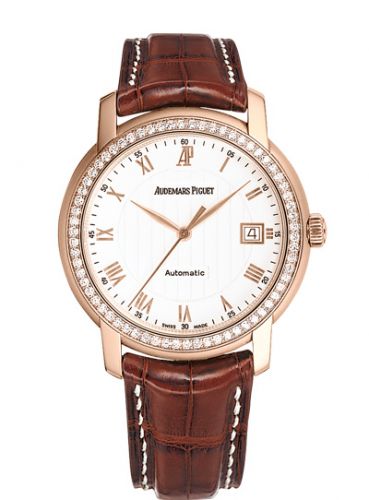 Jules Audemars Selfwinding Pink Gold / Diamond / White d'Occasion