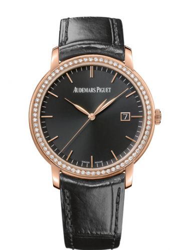 Jules Audemars Selfwinding Pink Gold / Diamond / Black d'Occasion
