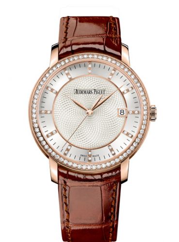 Jules Audemars Selfwinding Pink Gold / Diamond / Silver d'Occasion