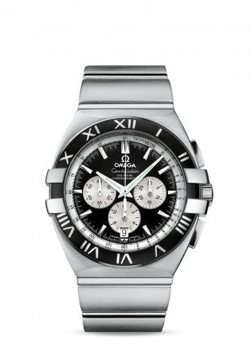 Constellation Co-Axial 41 Chronograph Double Eagle Stainless Steel / Black / Bracelet