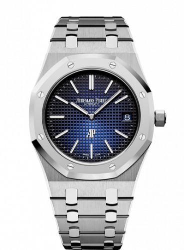 Royal Oak Extra-Thin Titanium / Platinum / Blue