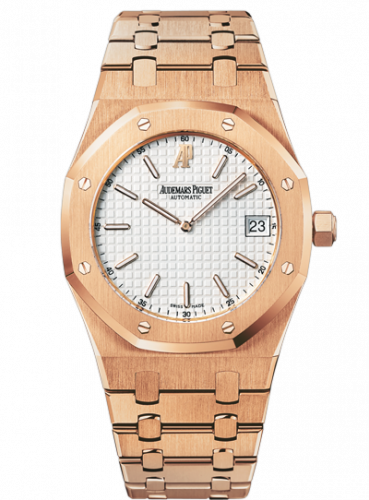 Royal Oak Extra-Thin Pink Gold / Silver