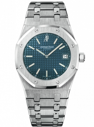 Royal Oak Extra-Thin Stainless Steel / Dark Blue