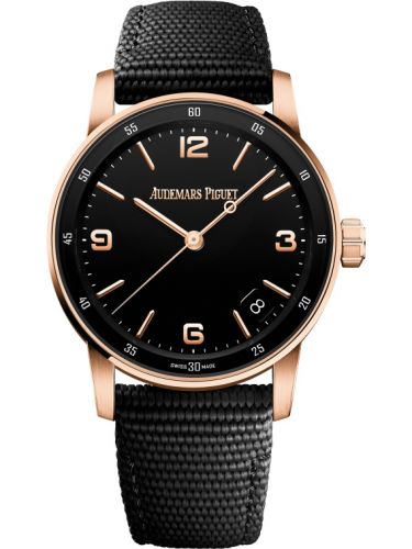 CODE 11.59 Automatic Pink Gold / Black / Fabric d'Occasion