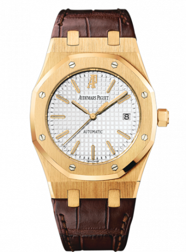 Royal Oak 15300 Yellow Gold / Silver/ Strap