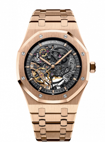 Royal Oak 41 Double Balance Wheel Openworked Pink Gold