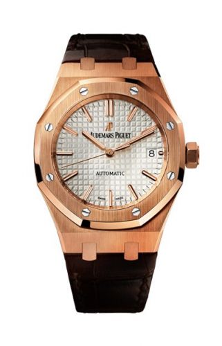 Royal Oak 15450 Selfwinding Pink Gold / Silver / Strap