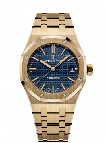 Royal Oak 15450 Selfwinding Yellow Gold / Blue