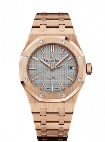 Royal Oak 15450 Selfwinding Pink Gold / Grey