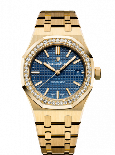 Royal Oak 15451 Selfwinding Yellow Gold / Blue