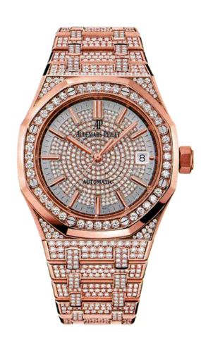Royal Oak 15452 Selfwinding Pink Gold / Diamond
