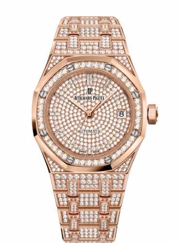 Royal Oak 15452 Selfwinding Pink Gold / Diamond / Diamond
