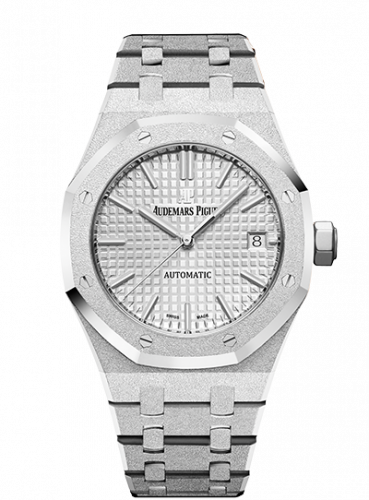 Royal Oak 15454 Selfwinding Frosted White Gold / Silver