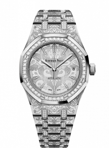Royal Oak 15456 Selfwinding White Gold / Cashmere